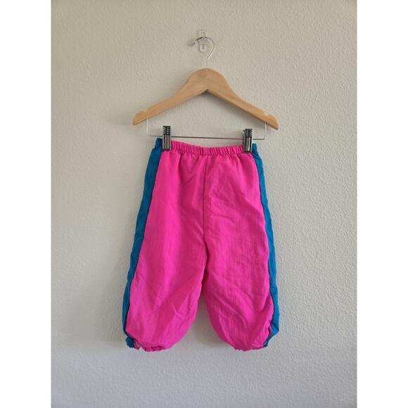 18 Month Vintage Toddler Jersey Lined Windbreaker Pants With Ruffle Cuff - Picture 4 of 4
